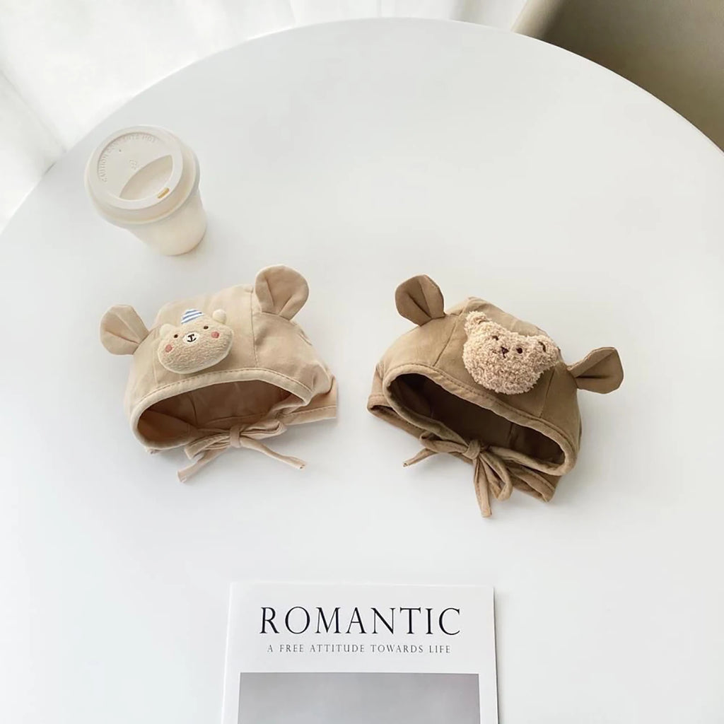 2PCS/Set Cartoon Baby Hat Socks Cute Animal Doll Boy Girl Winter Knitted Pullover Hats Woolen Warm Newborn Short Socks Beanies