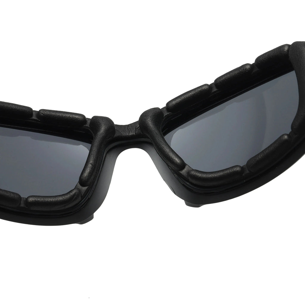 Padded Foam Inside Sports Sunglasses, Windproof Dustproof, Night Vision & Dark Lens Cycling Driving Glasses for Men Women