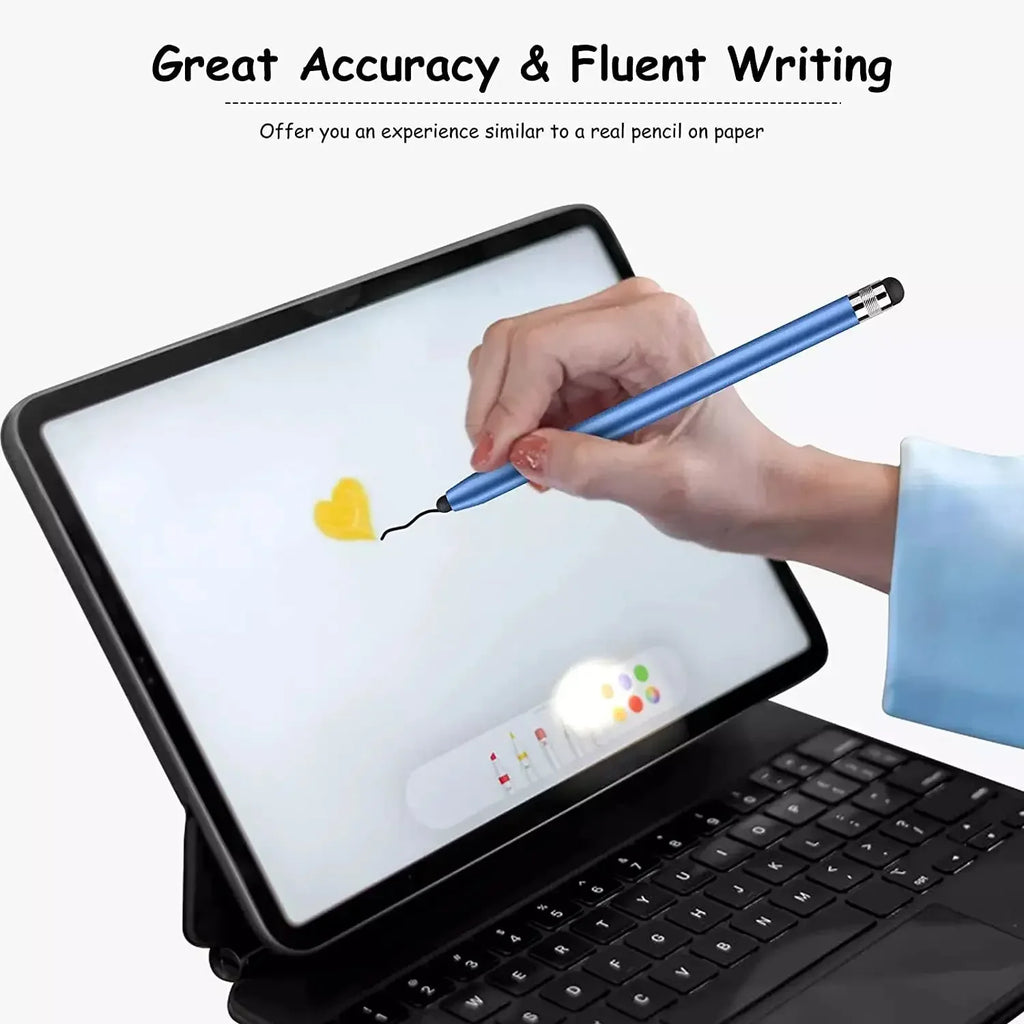 Universal Touch Pen For iPad Android Smart Phone Android Stylus For Tablet Pencil Capacitive Stylus Double Dual Silicone Head