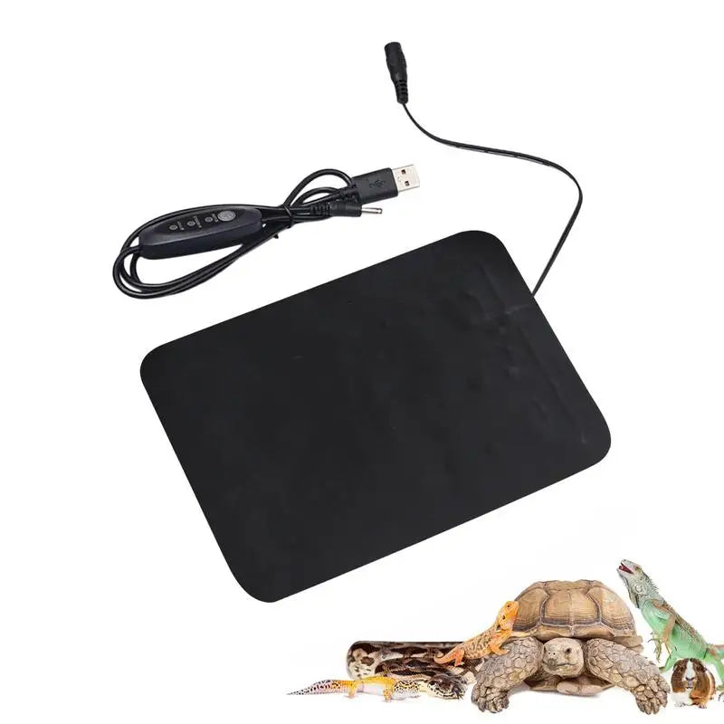 Plant Heat Mat PVC Leather Plant Warming Mat Indoor USB Warm Hydroponics Heating Pad For Indoor Plants Reptiles