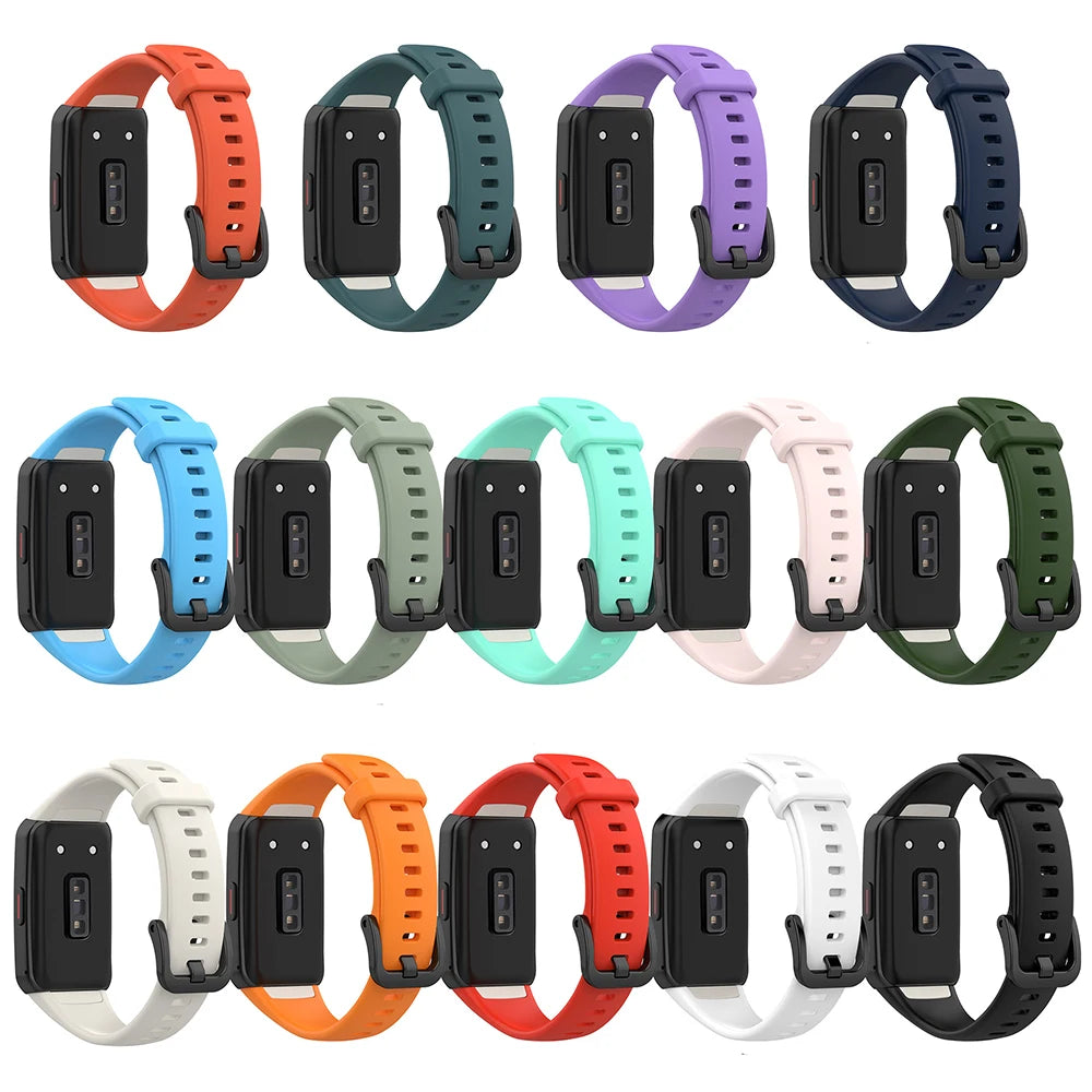 Silicone Strap For Huawei Band 6 Smart Bracelet Wristband for Honor Band 6/Honor Band 7