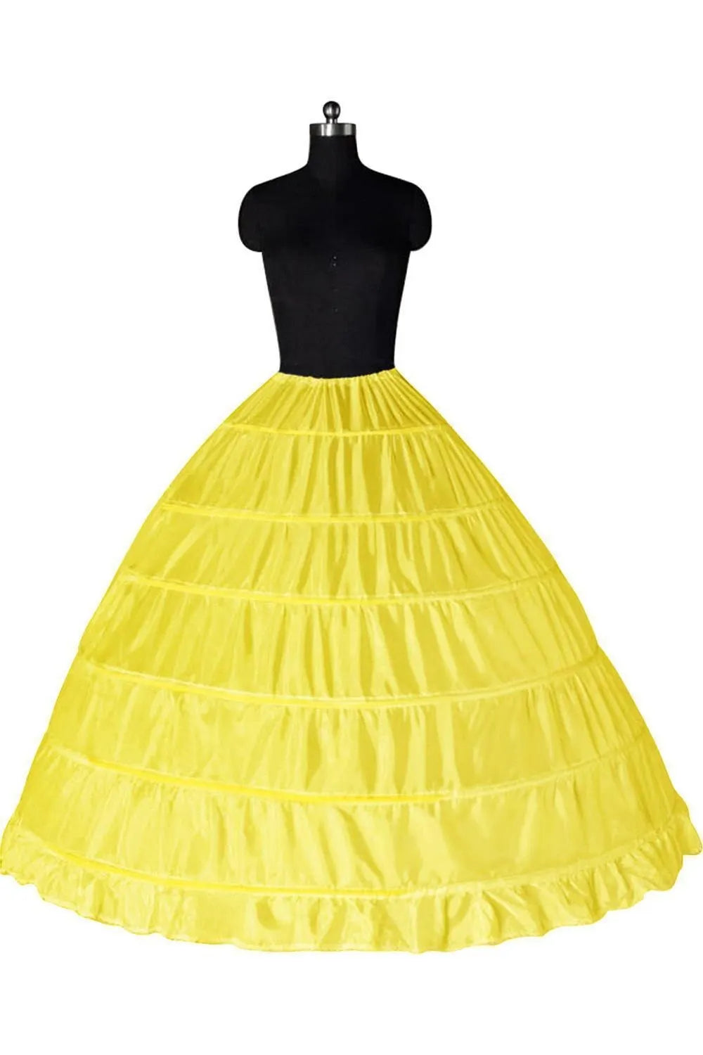 Babyonlinedress 6 Hoops Crinoline Ball Gown Wedding Petticoat Fluffy Underskirt Mariage Half Slips Wedding Accessories