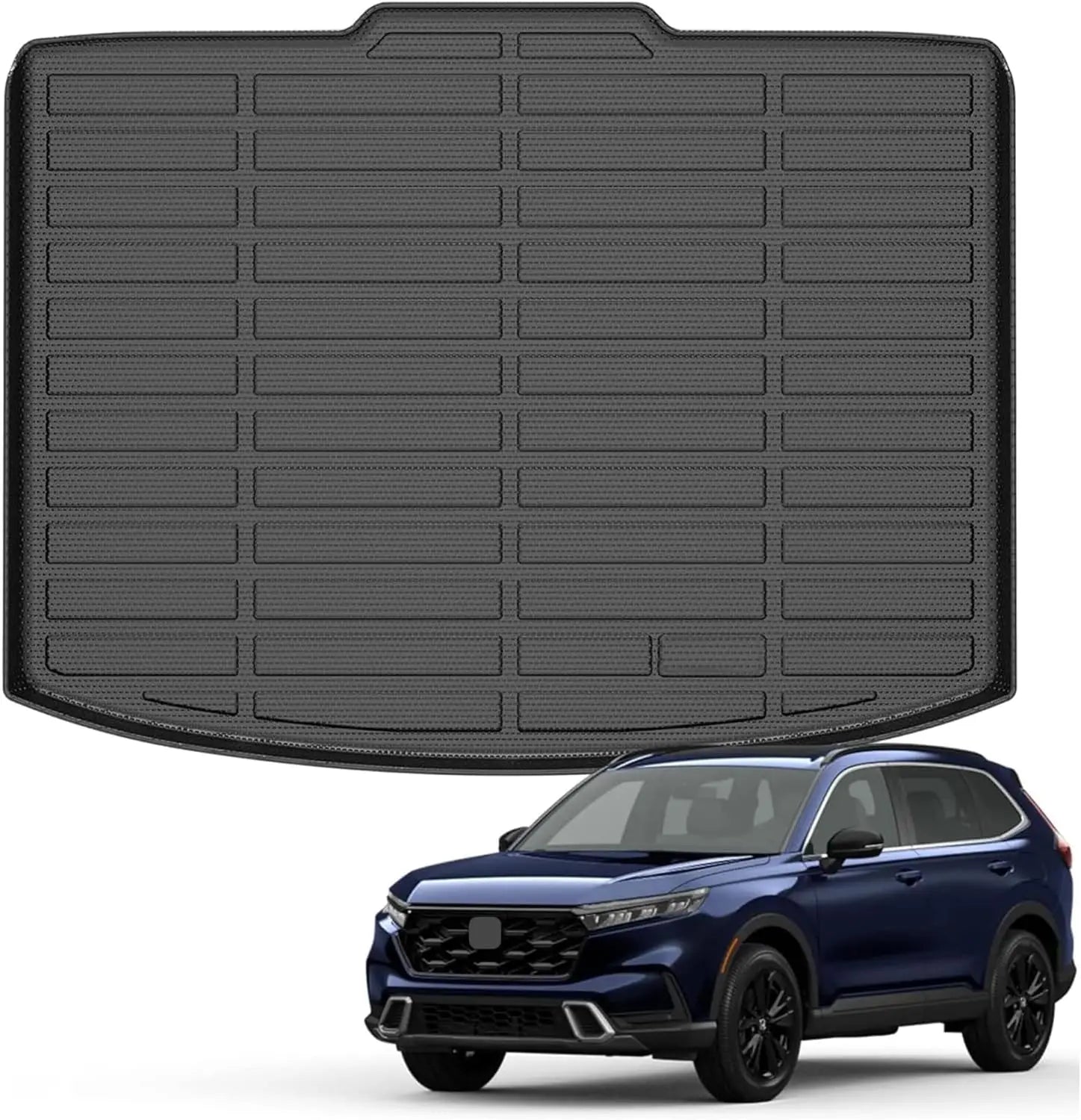 All Weather Cargo Liner Fit for Honda CRV 2023-2026 Non Hybrid with TPE Rubber Odorless Anti-Slip Mat Black