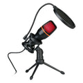 RGB Professional Microphone USB Microfone Condensador Wire Gaming Mic For Podcast Recording Studio Streaming Laptop Desktop PC
