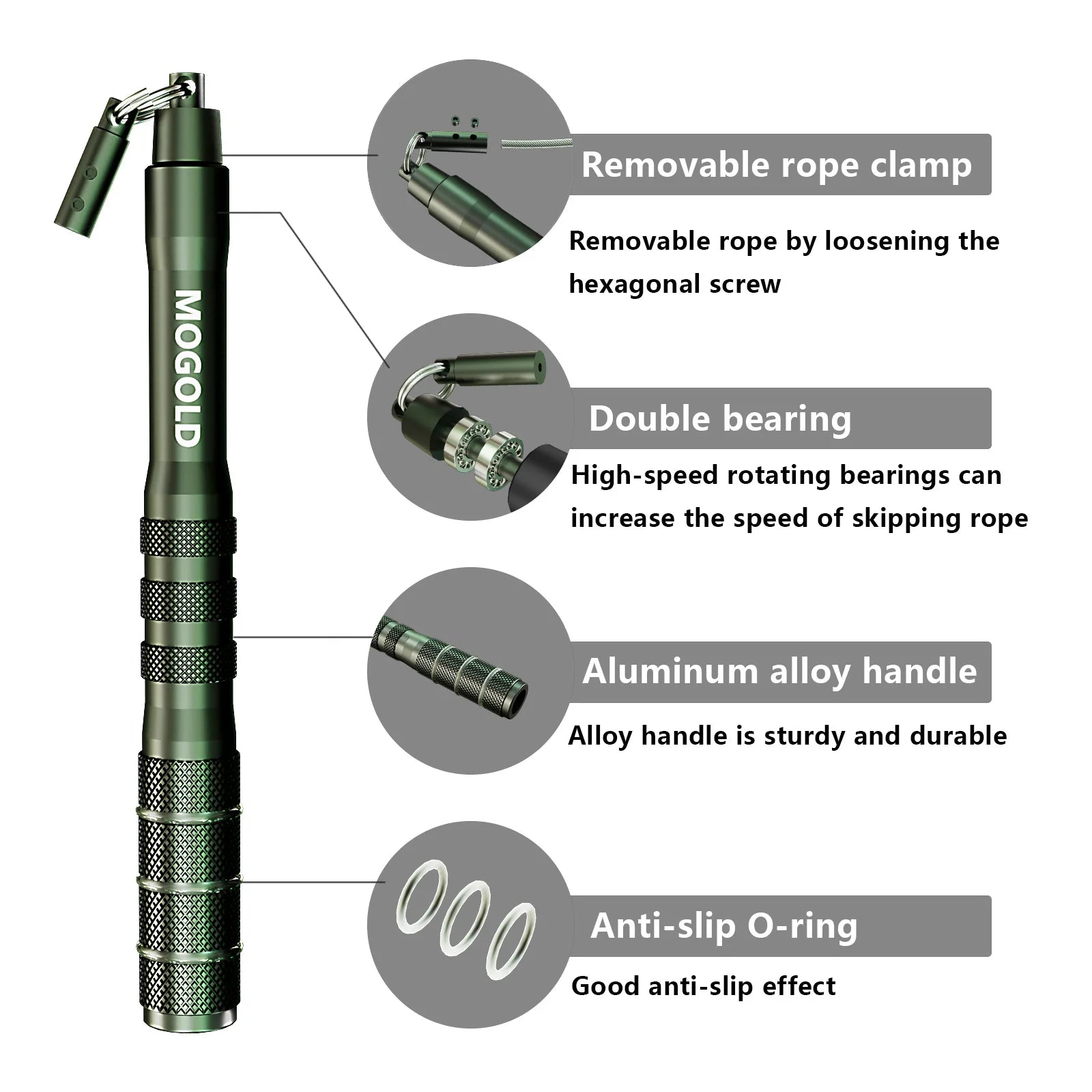 Speed rope skipping, professional fat-burning adult fitness and weight loss exercise, wire rope skipping with smooth speed