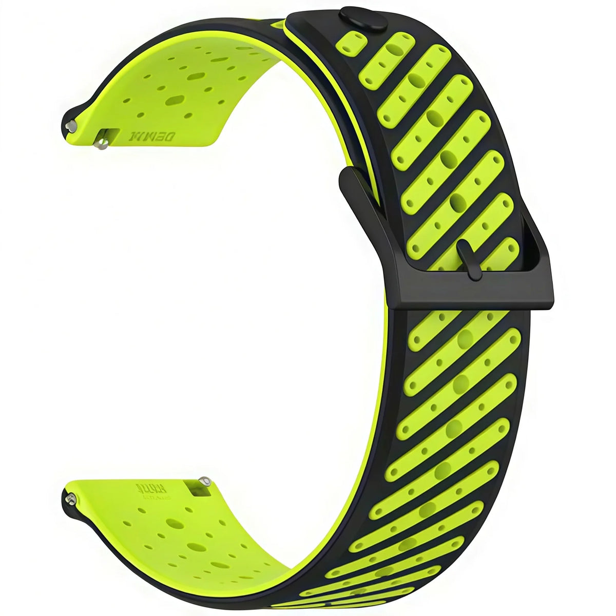 Durable Textured Silicone Strap with Ventilation Holes for Xiaomi 22MM Watches