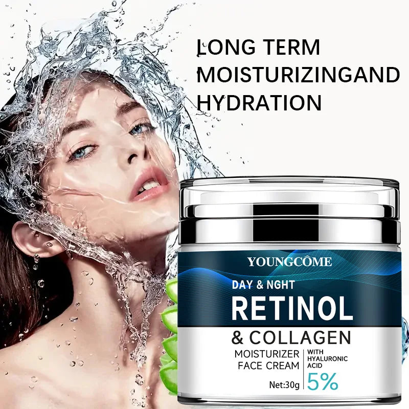 Vitamin C+E Retinol Collagen Cream Moisturizing Firming Hyaluronic Lightening Repairing Smooth Skincare Whitening Creams