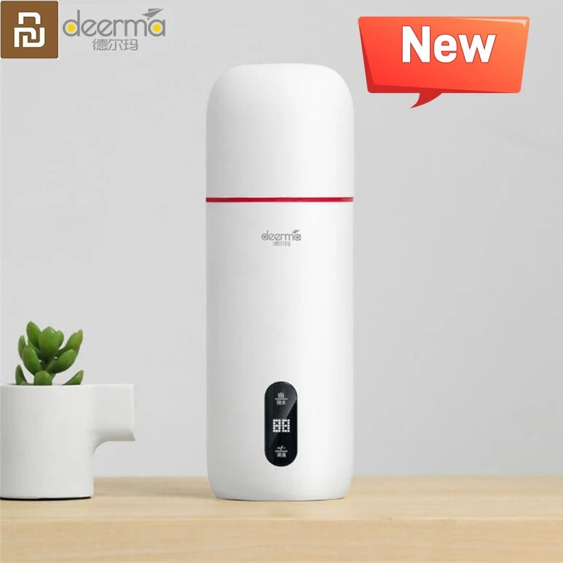 Youpin Deerma Portable Electric Kettle Thermal Cup 350ML Water Bottle Temperature Control Smart Kettle OLED Display DEM-DR035S