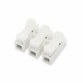 10Pcs CH-2 CH-3 Spring Wire Quick Connector 2P 3P Electrical Crimp Terminals Block Splice Cable Clamp Easy Fit Led Strip