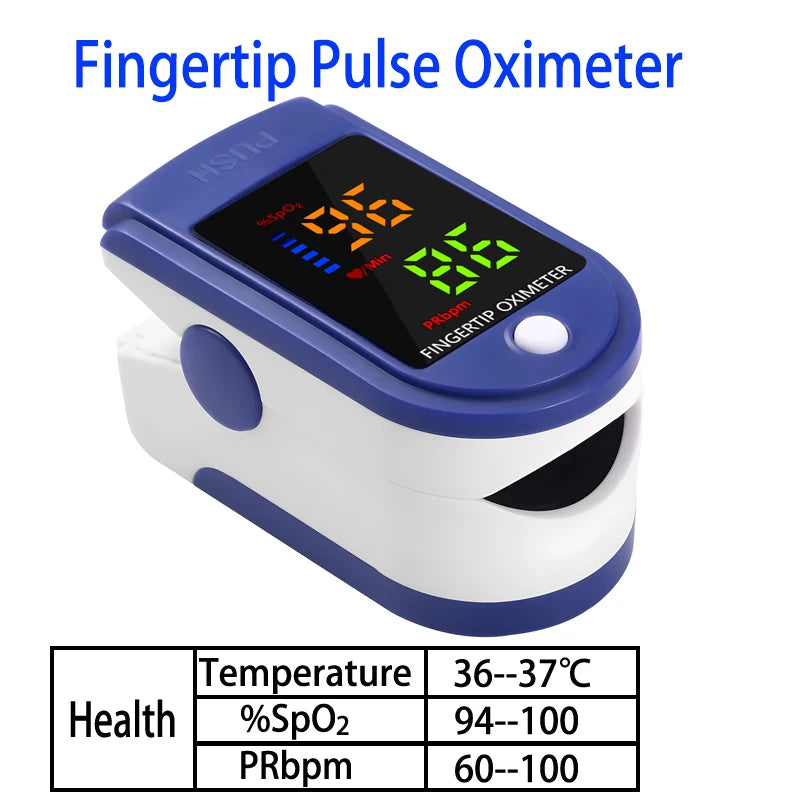 Non-Contact Temperature IR Thermometer Body Fast Measure Digital Fever Thermometer OR Portable Fingertip Blood Oxygen Oximeter