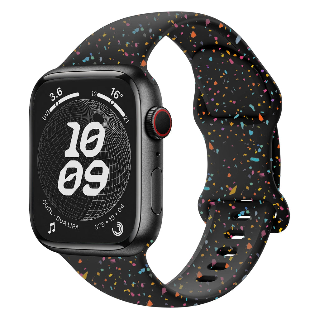 Silicone Strap for Apple watch band 40mm 41mm 45mm 44mm 46mm 49mm 42mm Breathable bracelet iwatch Series 11 10 9 8 SE 3 Ultra 2