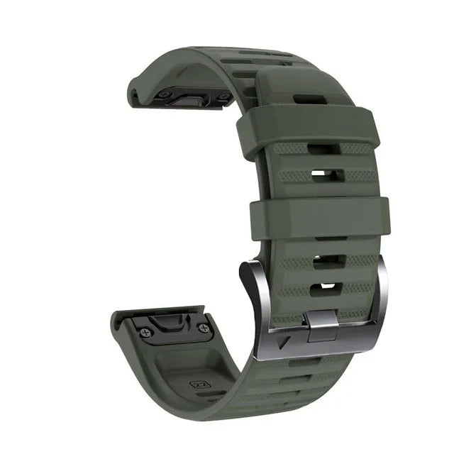 Sports Silicone Camouflage Strap For Garmin Fenix 7 7X Pro Solar Band Epix Pro (Gen 2) 47/51mm 6X Pro Bracelet 22/26mm Watchband