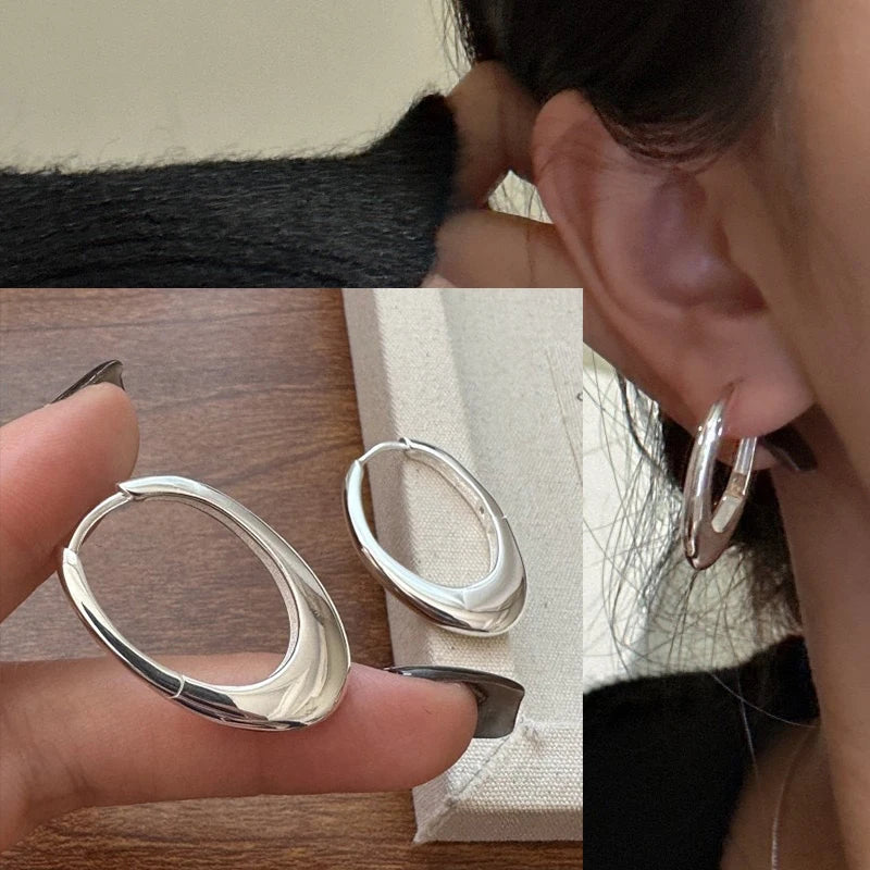 925 Sterling Silver Star Earring for Women Girl Personal Originality Trend Hip Hop Neutral Jewelry Gift Dropshipping