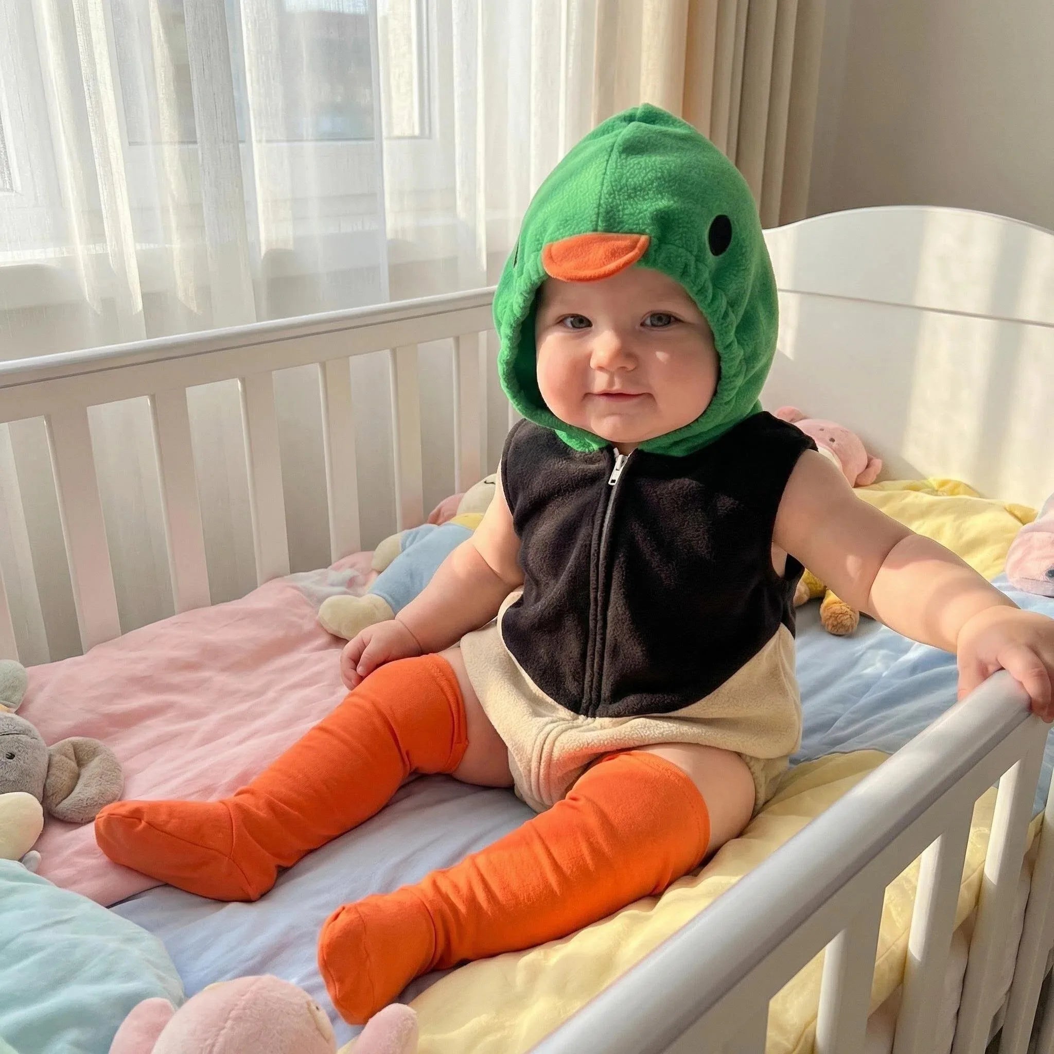 New Designer Cartoon Clothing Zip-up Hooded Romper + Stockings Baby Boy Clothes Baby Girl Casual Sets