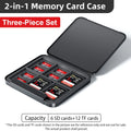 Llano Card Case Holder Water Resistant & Anti-Shock Memory Card Case for SD/Micro SD TF Card  Storage Organizer Protector Cover