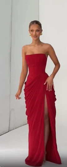 Ruched Waist Satin Long Dress Solid Bodycon Sleeveless Cowl Neck Fishtail Women Dresses 2026 Summer Lady Formal Evening Gowns