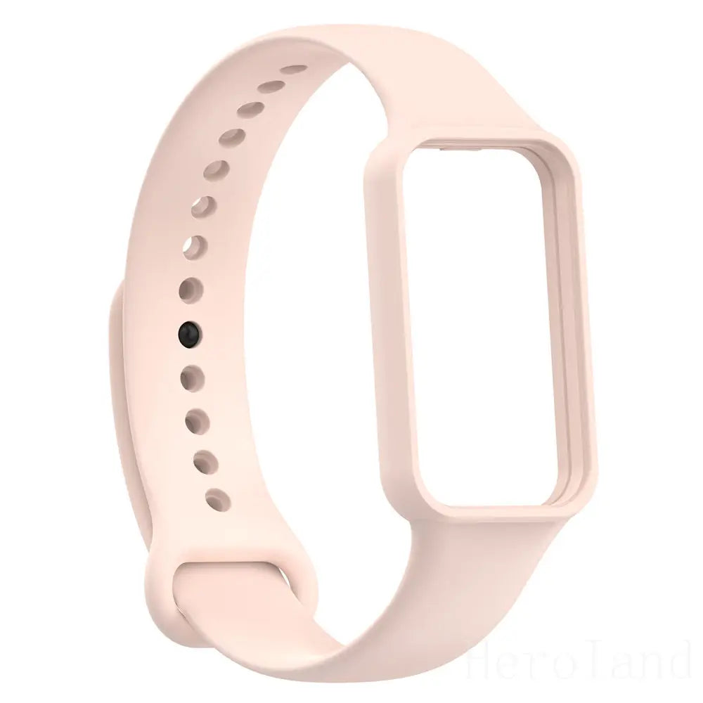 Fashion Silicone Watch Strap for Huami Amazfit Band 7 Smartwatch Band Bracelet Sport Wristband for Amazfit Band 7 Strap Buckle N