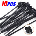 Nylon Self Locking Zip Tie Car Engine Bay Wiring Loom Retainer Clip Screw Mount Fastener Universal Automotive Wire Management