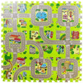 9pcs/lot Baby Play Mat Children Rug Soft Floor Toys Road Traffic Soft Floor Home Decor EVA Kids Foam Puzzles Kids Carpet Playmat