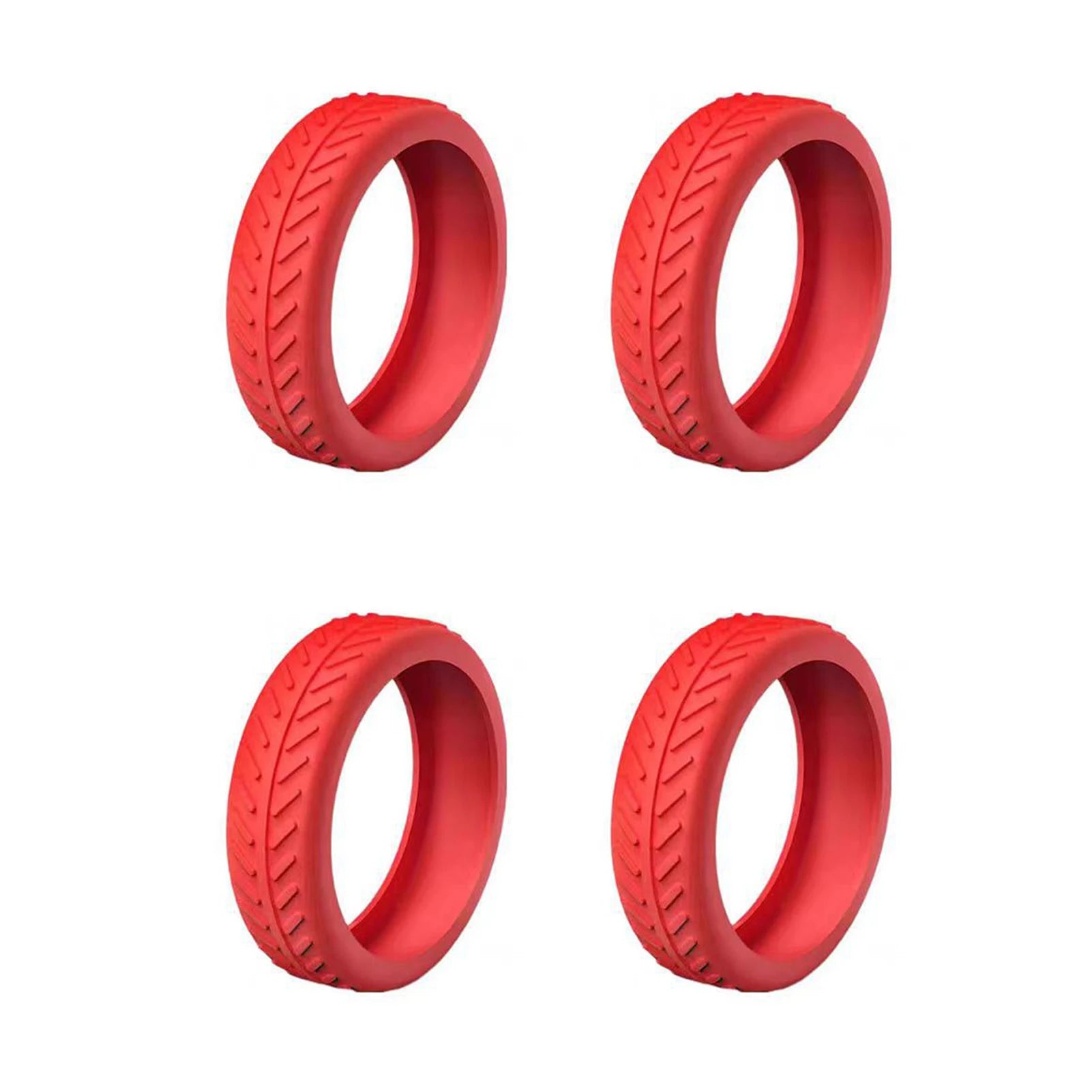 1/4/8PCS Silicone Cover Luggage Wheels Cover Luggage Protection Wheels Guard Carry On  Accessories Wheels Cover for Reduce Noise