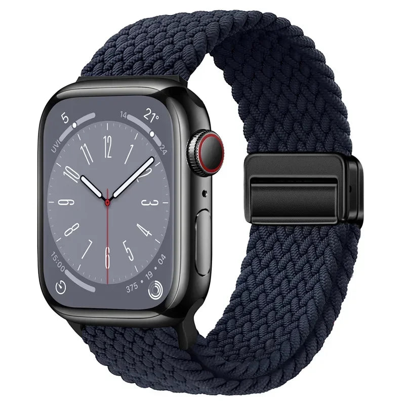 Nylon strap For Apple watch 11 10 42mm 46mm 9 8 7 45mm 41mm Ultra 3/2/1 49mm Magnetic wristband For iWatch 6 5 4 3 SE 44mm 40mm