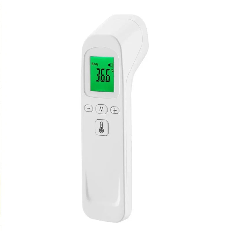 Household Thermometer Digital Non-Contact LED Infrared Body Thermometer Tool or Handheld Finger Pulse Oximeter Blood Oxygen