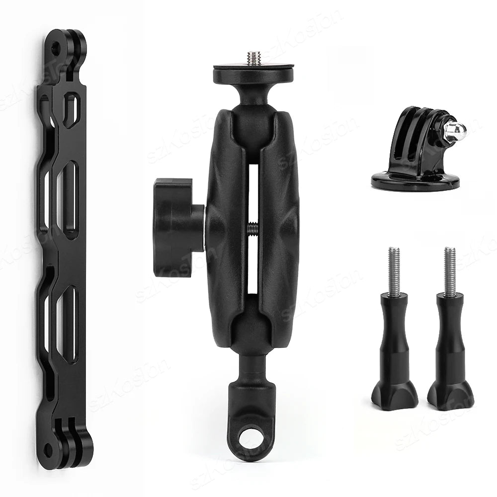 Bicycle Motorcycle Panoramic Selfie Stick Monopod Mount Handlebar Bracket For Insta360 X3 X4 X5 GoPro 13 12 11 10 DJI Accessory