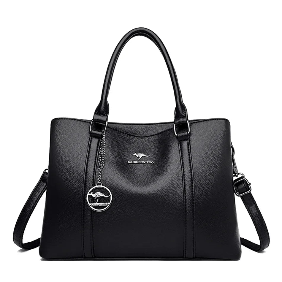Genuine Brand Luxury Designer Women Bags High Quality Leather Shoulder Crossbody Messenger Tote Bag Large Handbag Purses