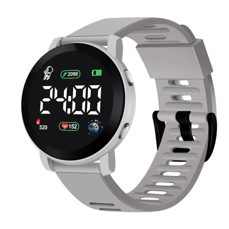 2023 Fashion Men Women Sport Silicone Watches Astronaut Electronic Watch Lightweight Waterproof Wrist Watch LED Display Clock