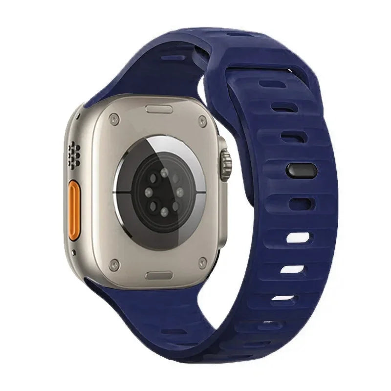 Silicone Strap for Apple Watch Band series 10 42mm 46mm 9 8 7 41 45mm ultra2 49mm 44 40 38 42mm Correa Band for Iwatch 6 SE 5 4
