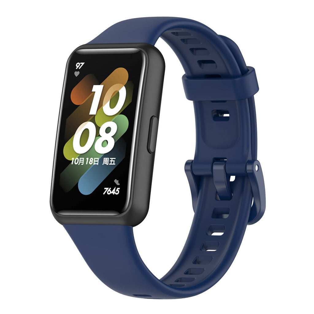 Silicone Band for Huawei Band 7 Strap 45mm Correa Bracelet Huawei Band Series 7 45mm Strap Watch Protective Accessories