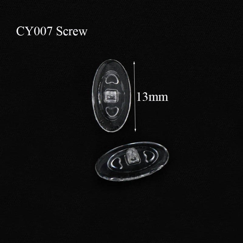 2000pcs Wholesale Eyeglasses Glasses Silicone nose pads various types & sizes eyewear nose pad part oval round