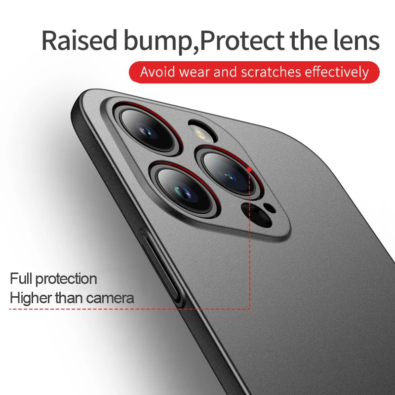 For iPhone 18 17 16 Pro Max 17e 16e 15 14 Plus 13 Mini Case ZROTEVE Ultra Slim Matte Hard PC Cover For IPhone17 Air Phone Case