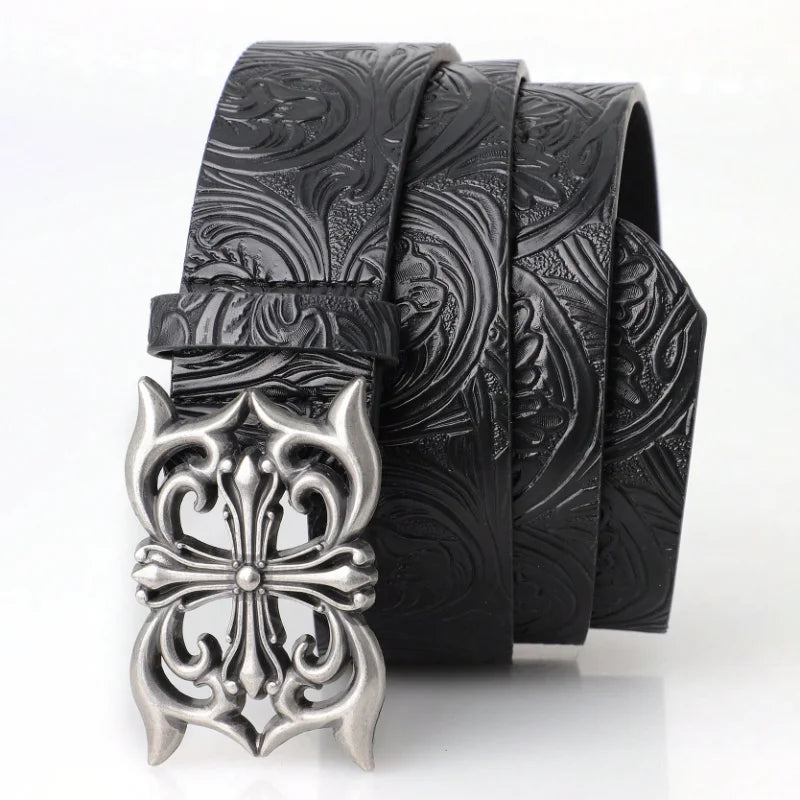 Men Y2K Punk Rivet Hip Hop Belt Strap,Fashion Bohemian Retro Belt, Prefect for Anime Exhibition Party Daily Streetwear Accessory