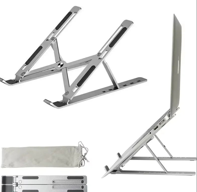 Portable Aluminum Laptop Stand Foldable Lap Top Base Notebook Support Computer Bracket For Macbook Air Pro Holder Accessories