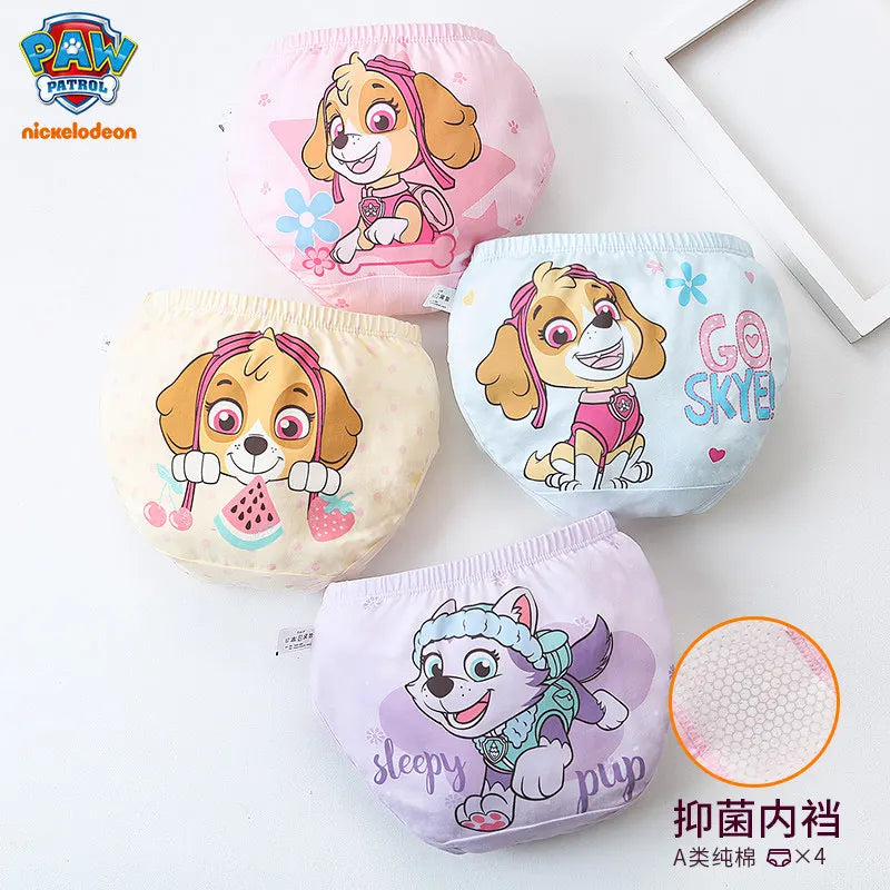 2024 New Genuine Paw Patrol Boys Girls Underpants Children Underwear Girls shorts Boxer Brief Cotton Corner Pants High Quality