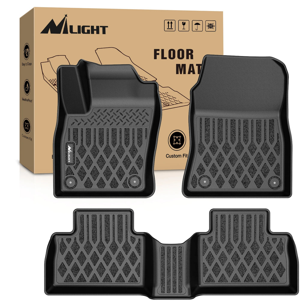 Nilight Custom Fit TPE Floor Mats All Weather Waterproof Heavy Duty Car Floor Liners for Nissan Altima 2007-2025 Rogue 2014-2025 Pathfinder 2013-2025 Murano 2019-2025 Sentra 2014-2025 Titan Titan XD Frontier Ariya Kicks Armad
