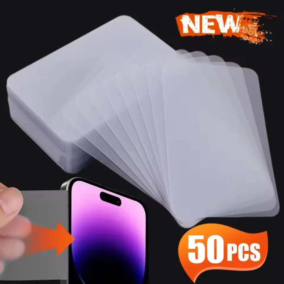 10-100PCS Plastic Card Phone Screen Opener Ultra Thin Flexible Pry Removal Tool Clear Repair Cards for Mobile Tablet LCD Screen