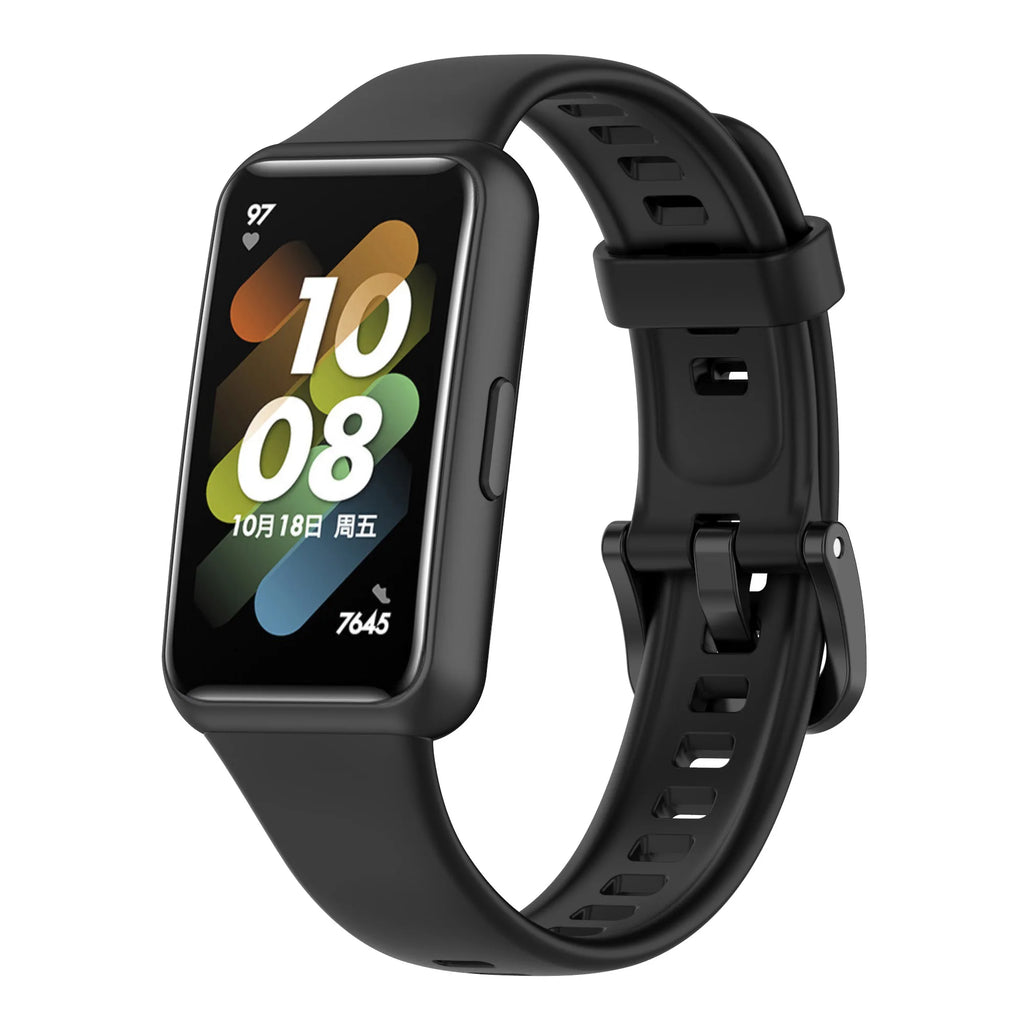 Silicone Band for Huawei Band 7 Strap 45mm Correa Bracelet Huawei Band Series 7 45mm Strap Watch Protective Accessories
