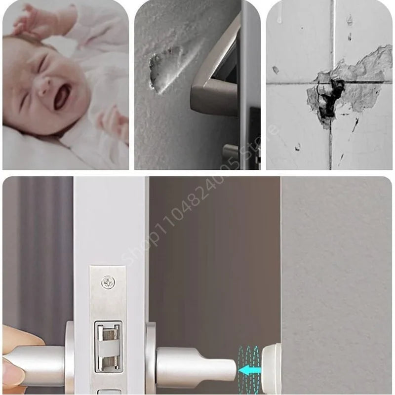 100Pcs Self Adhesive Clear Silicone Door Stopper Rubber Damper Buffer Cabinet Bumpers Mute Furniture Anti-collision Pads