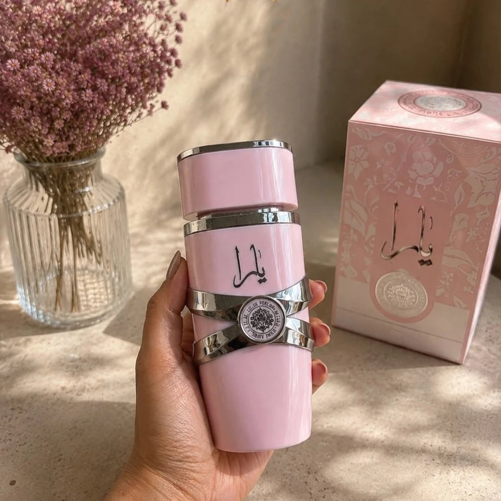 Arabic Luxury Perfume Yara Pink Eau De Parfum 100ml for Women Soft Sweet Vanilla Tropical Floral Aroma