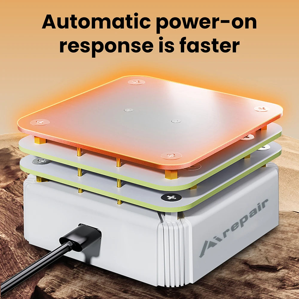 PD65W Mini Hot Plate PCB SMD Board Soldering Plate Adjustable Constant Temperature Heating Tool Preheating Station Repair Tools