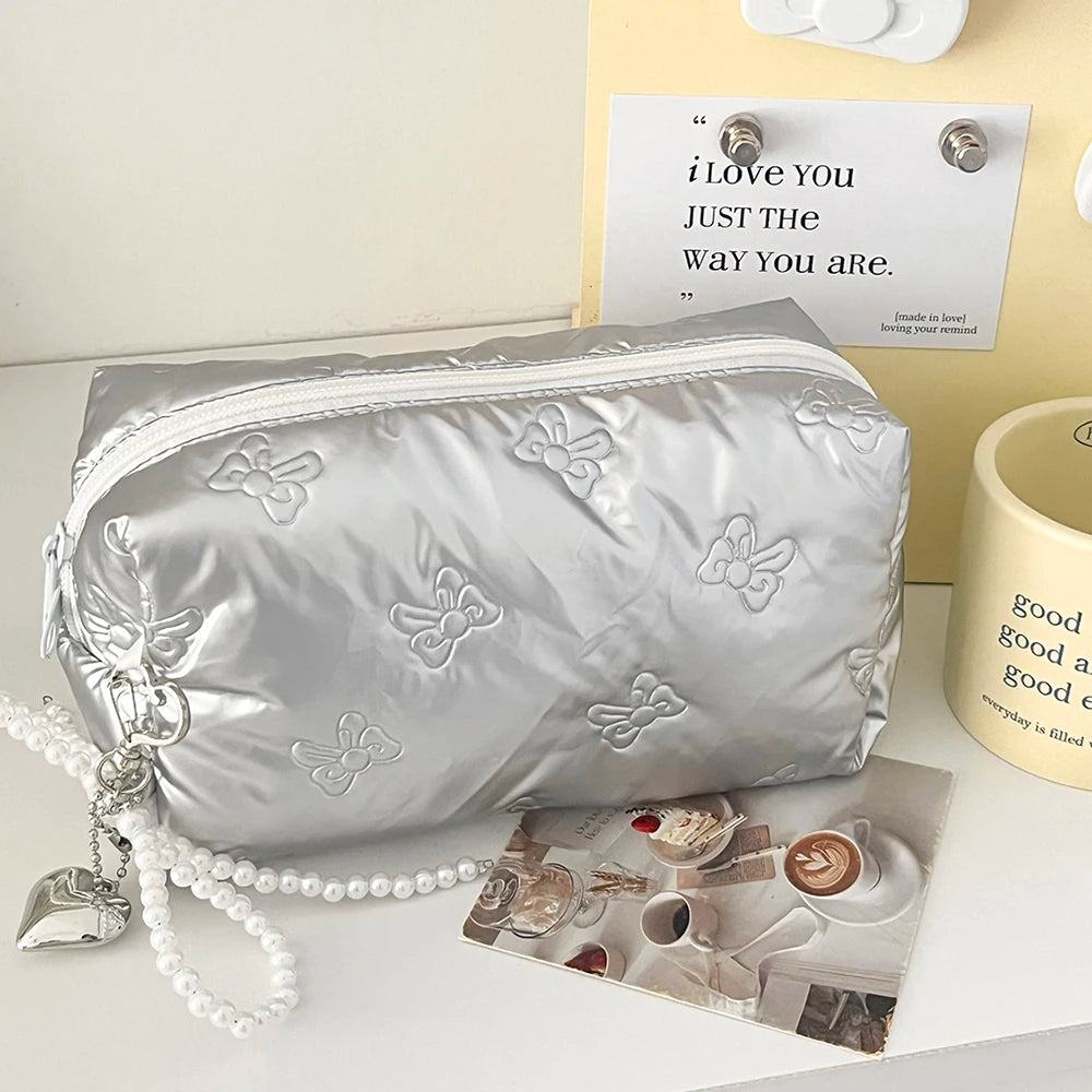Wholesale Large Capacity Waterproof Makeup Handbag Travel Women Cosmetic Toiletry Storage Pouch Elegant Ladies Square Zipper Bag
