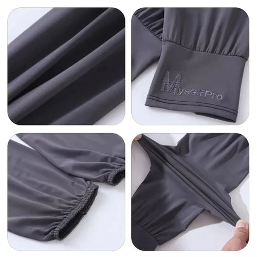 1 Pair Mens Ice Arm Sleeves Sunscreen Elastic Driving Gloves Outdoor UV Protection Arm Cover Sleeves Lightweight Cool Muff 2026