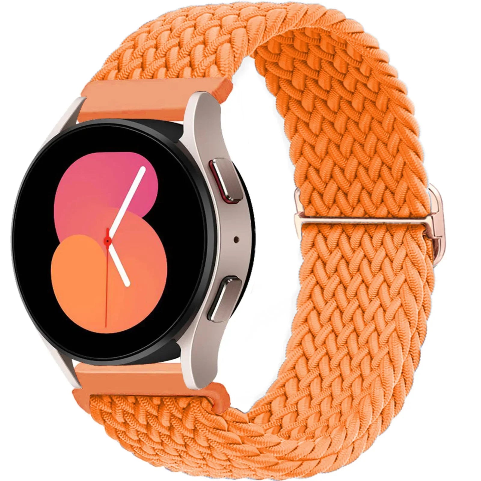 Nylon Strap for Samsung Galaxy Watch 7 6 5 4 40mm 44mm 6Classic 43/47mm 20mm 22mm Braided Solo Loop Band for Huawei Watch 3 4Pro