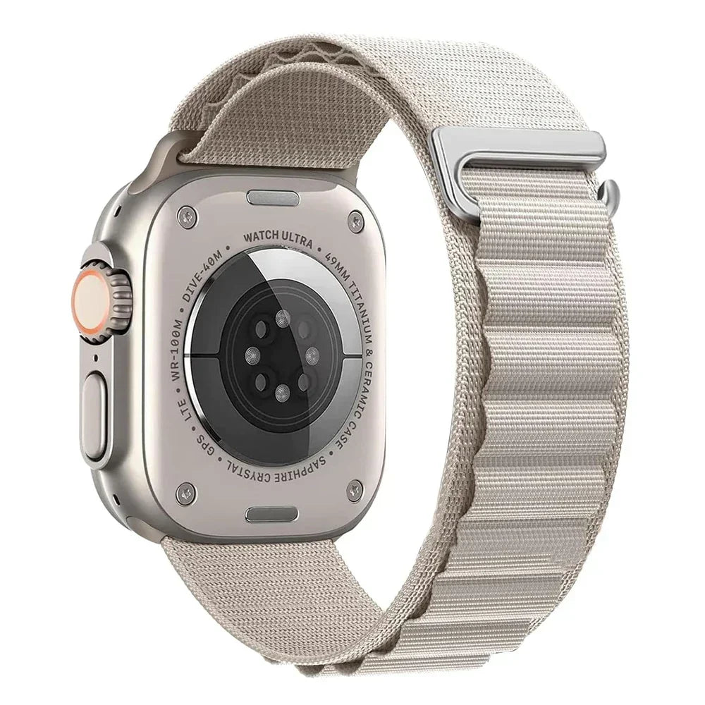 Alpine Loop Belt For Apple Watch Ultra 49mm 11 10 9 8 7 10 46mm 42mm 45mm 41mm Nylon Band iWatch Series 6 5 4 SE 44mm40mm Correa