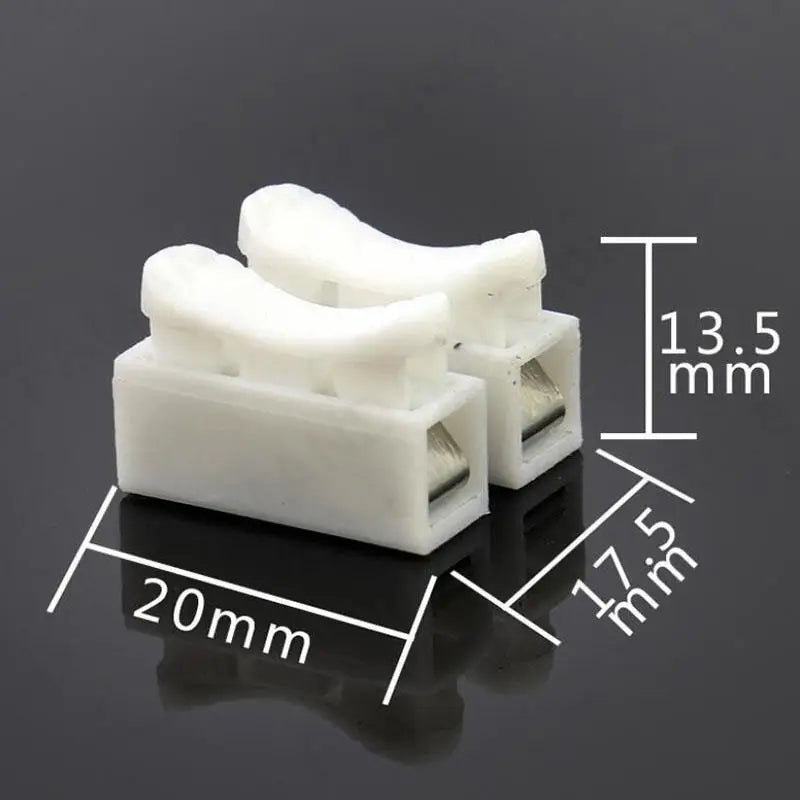 20mm CH-2 CH-3 Spring Wire 2 3 Pins Electrical Cable Terminals Wire Connectors CH2 CH3 Quick Splice Lock Wire Terminal
