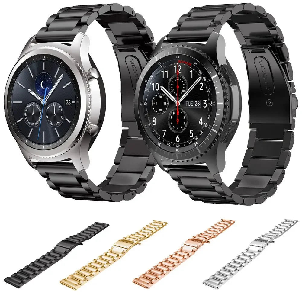 22mm Stainless Steel Strap for Xiaomi Redmi 3 Active Metal Replacement Bracelet for Redmi Watch 3 Active Watch Band Accessories
