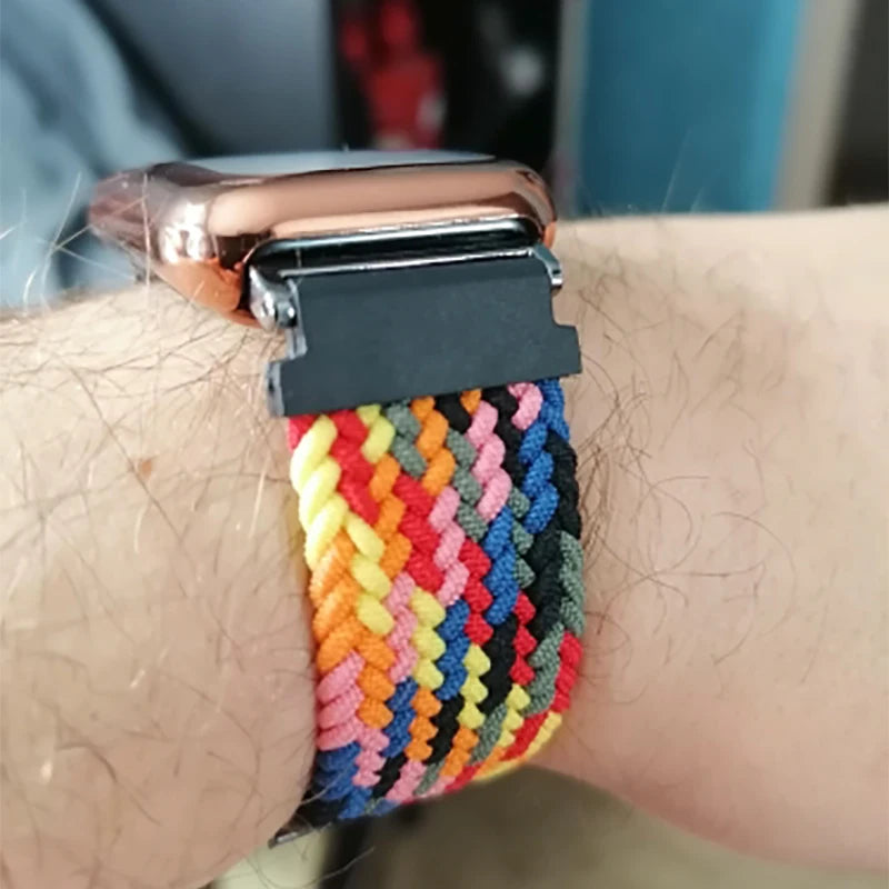 Nylon Braided Watch Strap for Huawei Watch Fit 3 Elastic Loop for Huawei Watch Fit 2 1Adjustable Band Bracelet Metal Connector