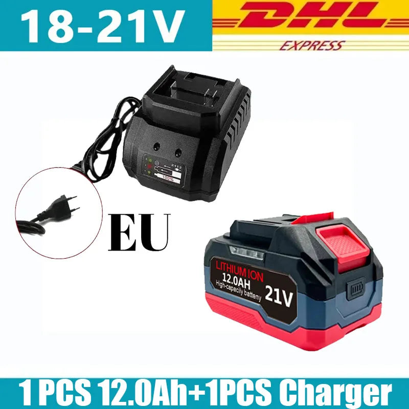 18V 21V 6.0 9.0 12.0Ah Rechargeable Lithium Battery For Makita 18v Power Tools Cordless Wrench Saw Drill Grinder Screwdriver .